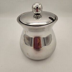 Mariposa Silver Plated Sugar Bowl With Lid